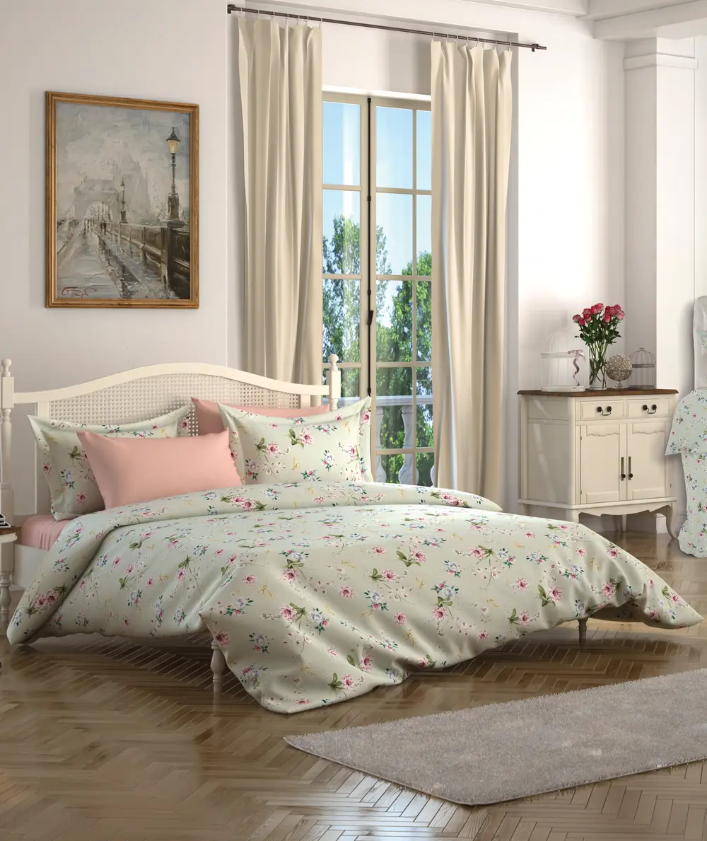 Model 111209 nevresim takımı yatak odası görünümü
