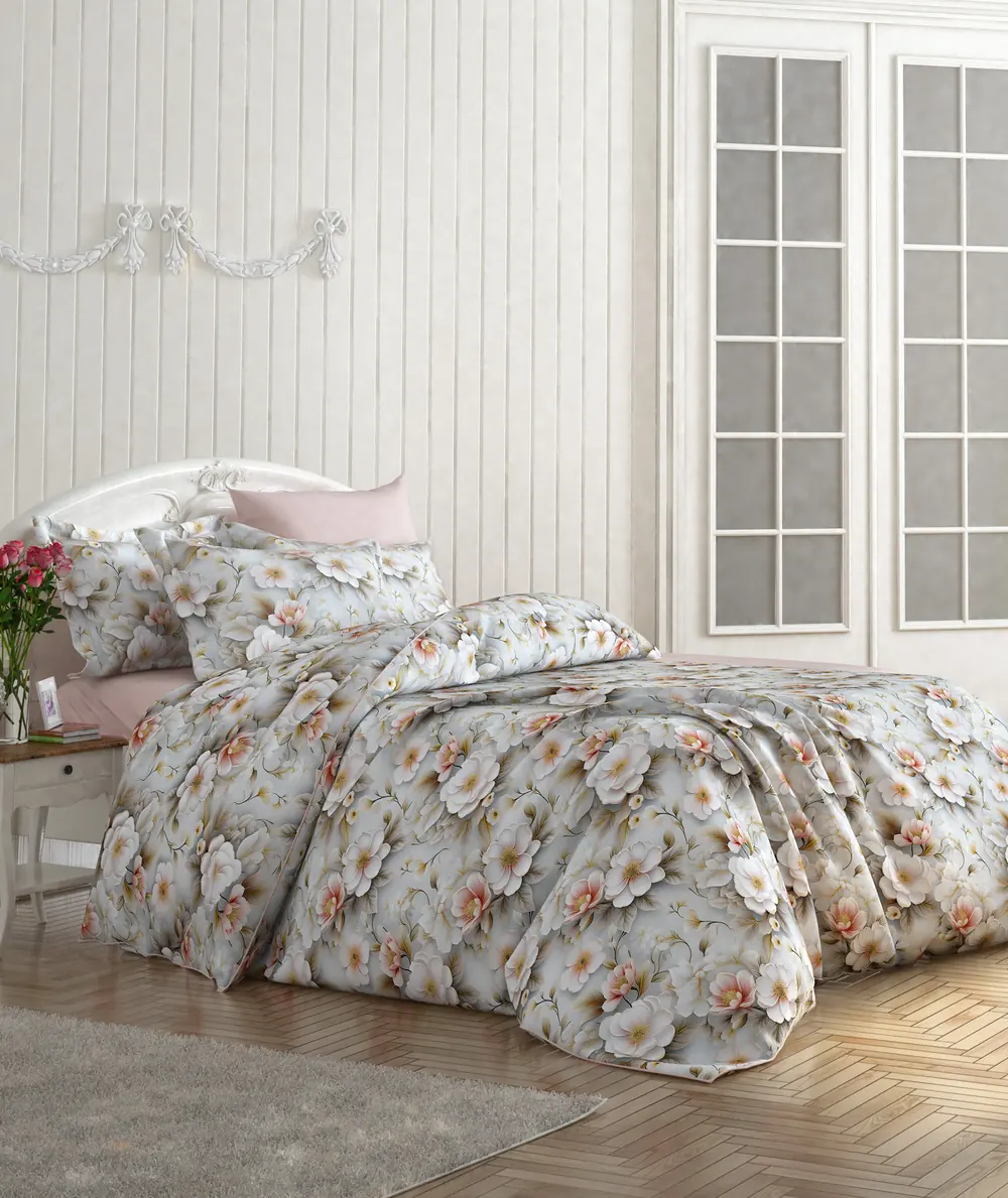 Model 882806 nevresim takımı yatak odası görünümü